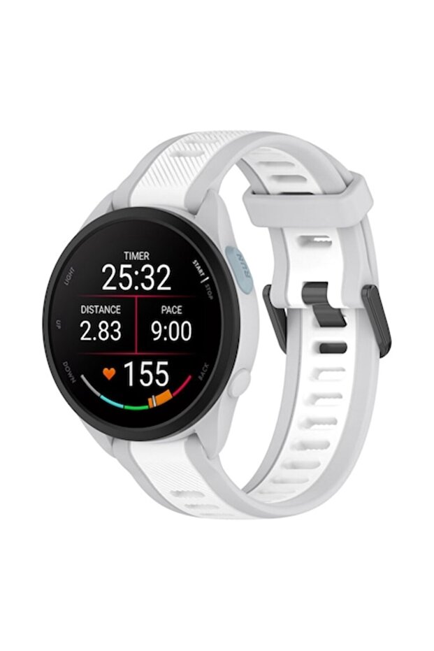 Silicone Strap for Honor Watch S1 - Medium, White - 1