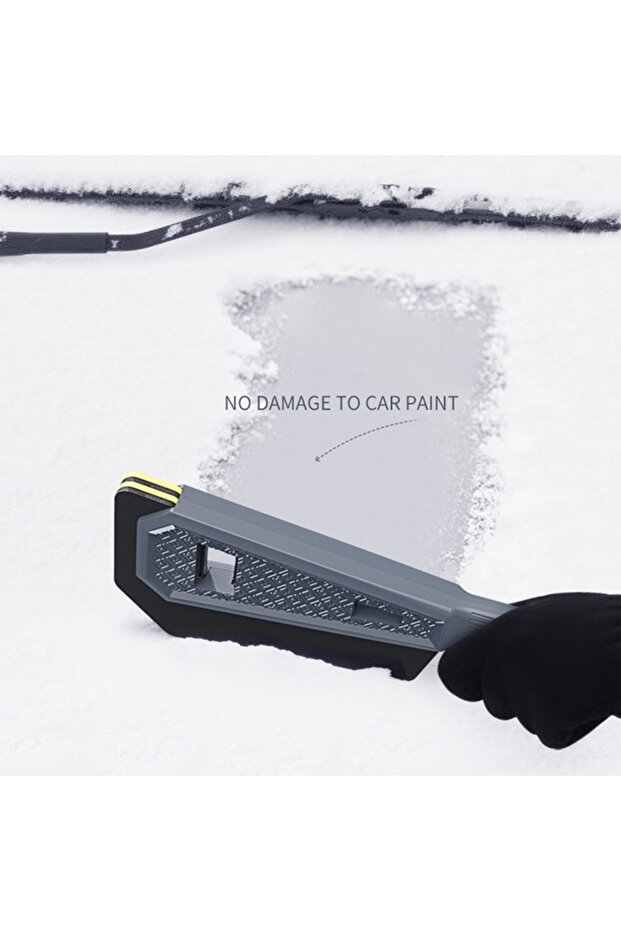 Universal Car Scraper for Snow Removal, Window Cleaning Tool, Purple - 2