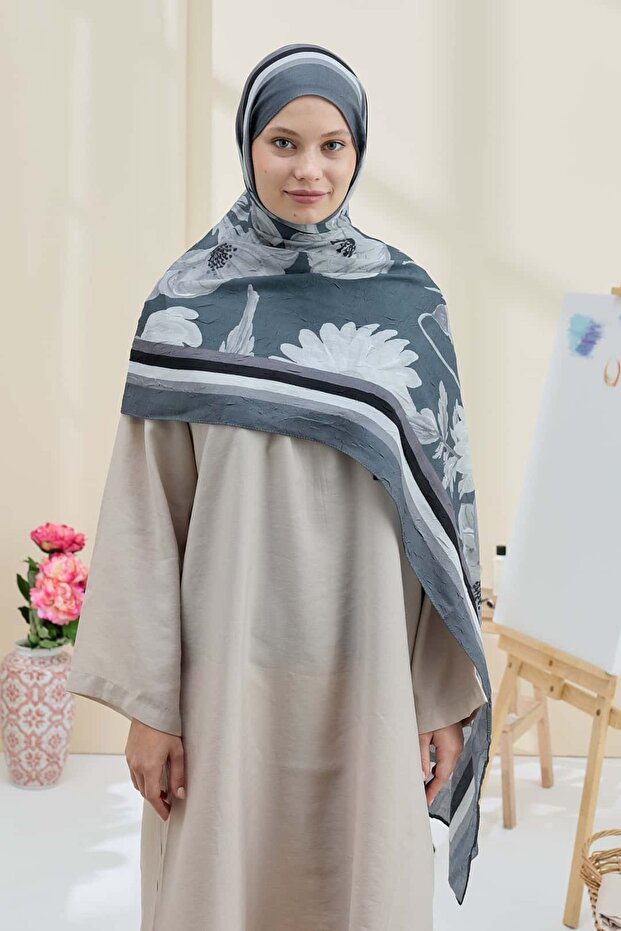 Margarit Desen Bambu Şal - 1