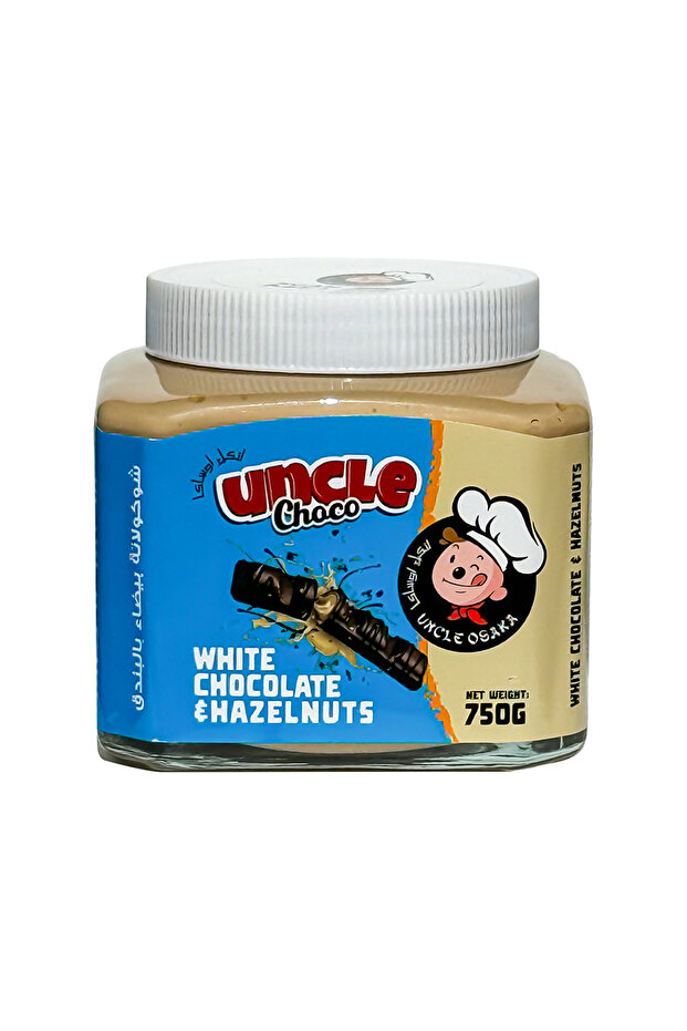 Uncle Choco White Chocolate & Hazelnuts Spread 750g