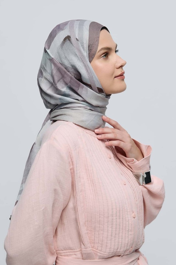 Eylül Desen Bambu Şal - 3