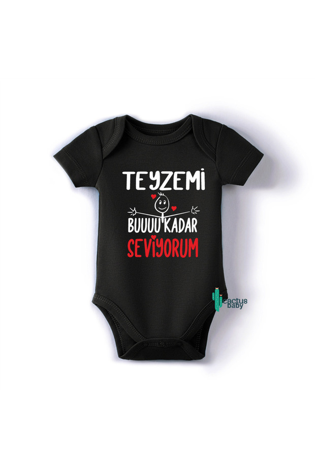 Amca Hala Abi̇ Abla Teyze Baba Written on It Baby Bodysuit 100% Cotton