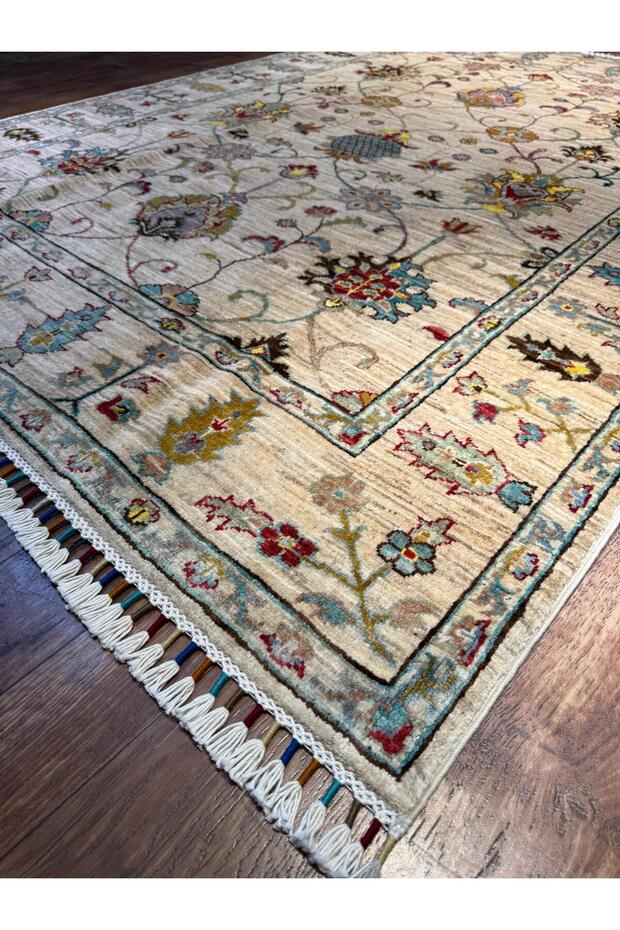 El dokuma Afgan halısı - 3