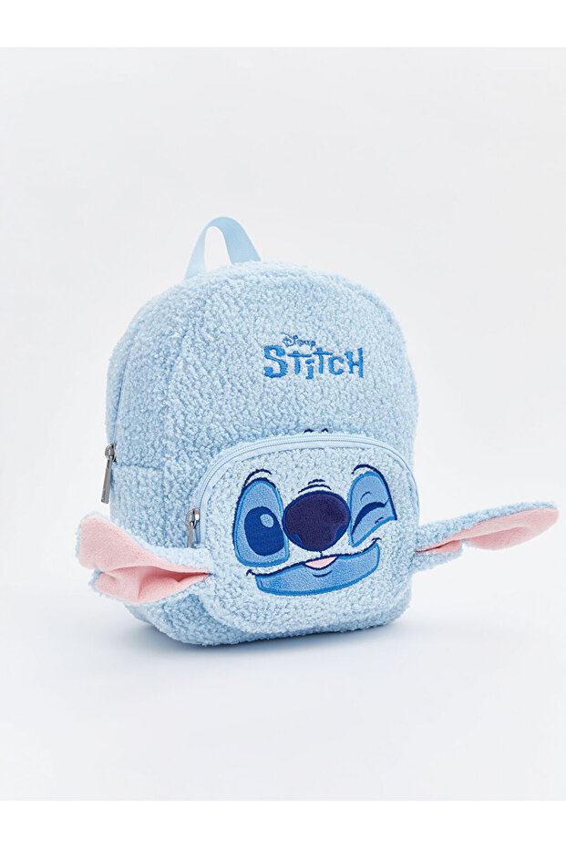 Create Your Style from Uzg Store |   Lilo and Stitch Embroidered Girl's Plush Backpack - 2