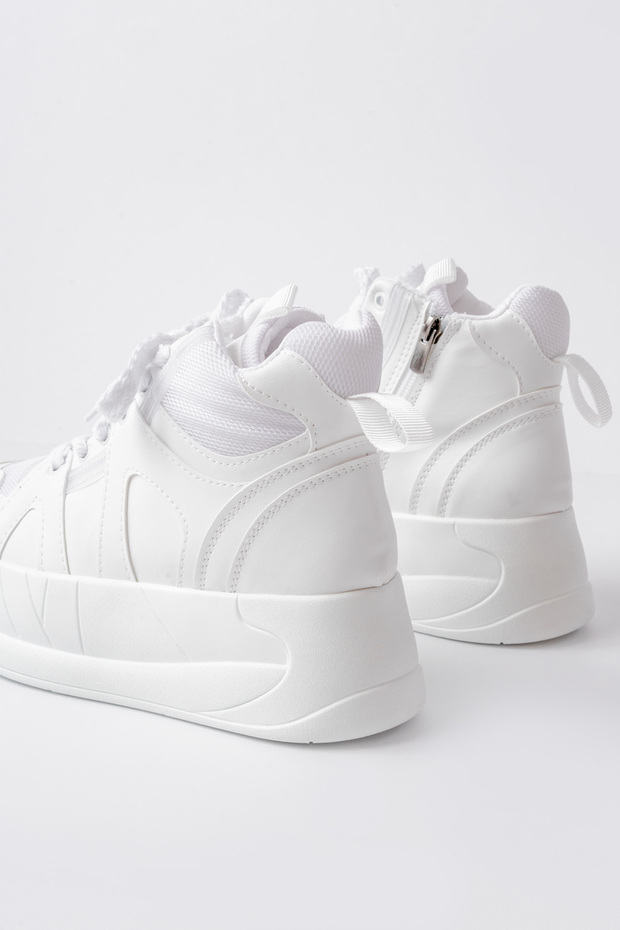 High Dora Kadın Sneaker Bot Beyaz - 2