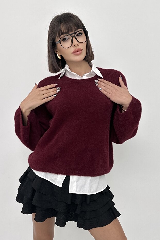 سترة تريكو مريحة