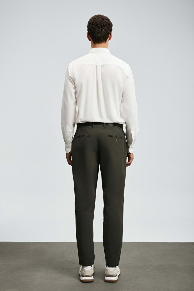 112010676 Danıel Erkek Basic Gömlek Regular Fit Erkek Gömlek GRİ - 6