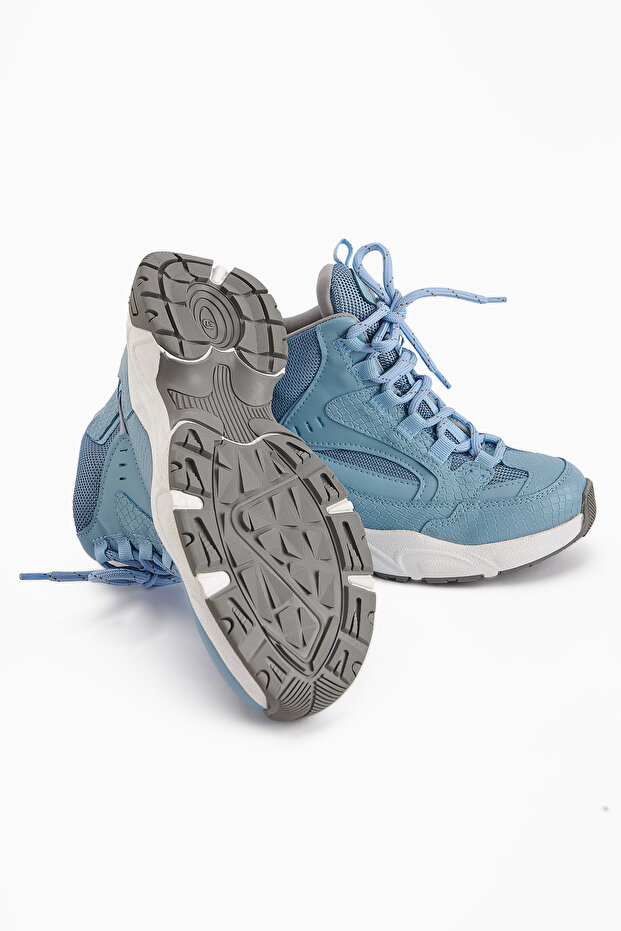 Nency Mavi Bağcıklı Kadın Spor Bot - 5