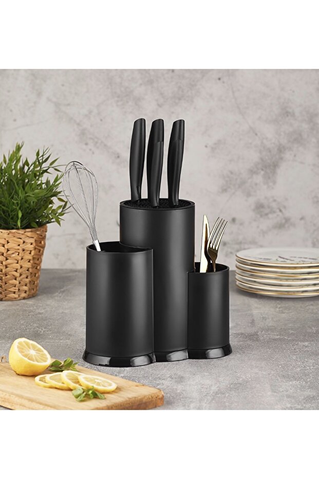 Multi Function Kitchen Organizer - Black - 1
