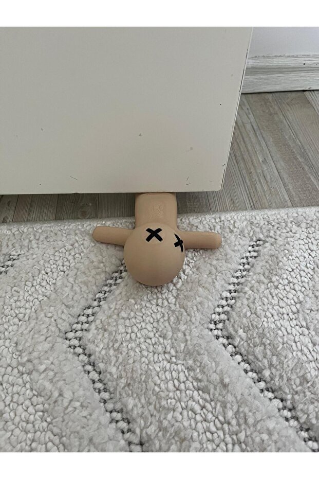 Kapı Stoperi—krem-komik Figürlü – Eğlenceli Ve Dekoratif Kapı Tutucu - 3