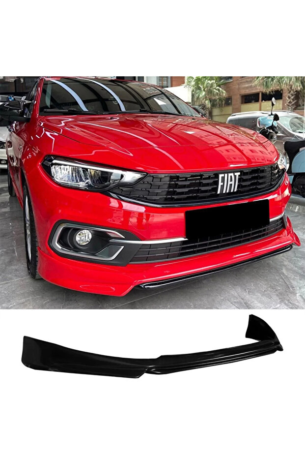 Fiat Egea Ön Ek Karlık Plastik Mat Siyah 2022 2023 2024 2025 Makyajlı Kasa - 1