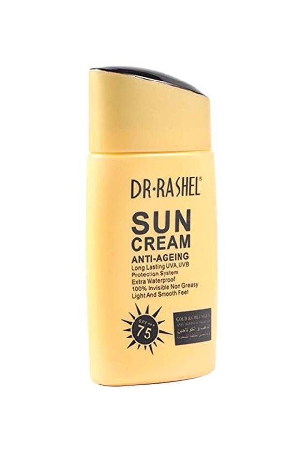 واقي شمس شفاف مضاد للشيخوخة SPF75 من دكتور راشيل، 80 جم