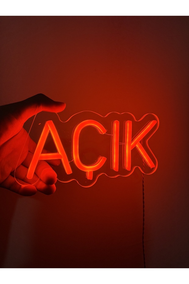 Açık yazılı neonled - 3