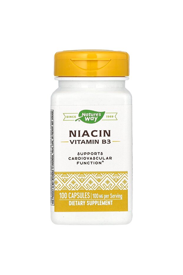Niacin 100mg, 100 Count