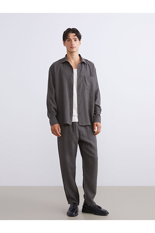 Esvab • Modern & Distinctive Comfortable Fit Gabardine Men's Trousers