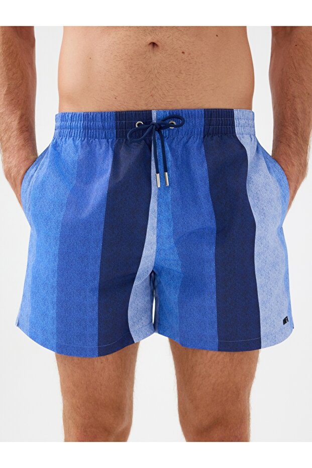 Regular Fit Erkek Deniz Şortu - 5