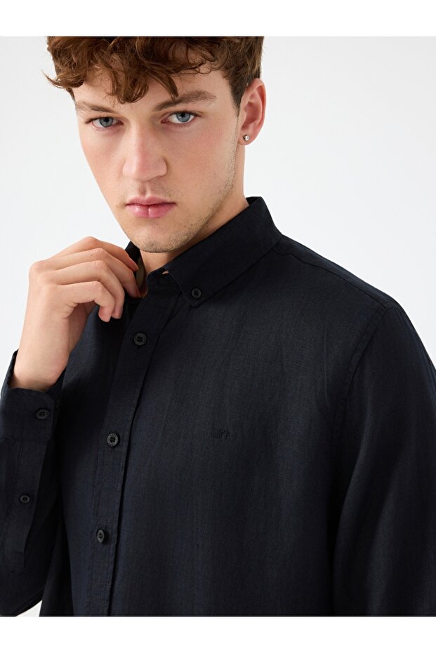 Regular Fit Erkek Gömlek U.kol - 4