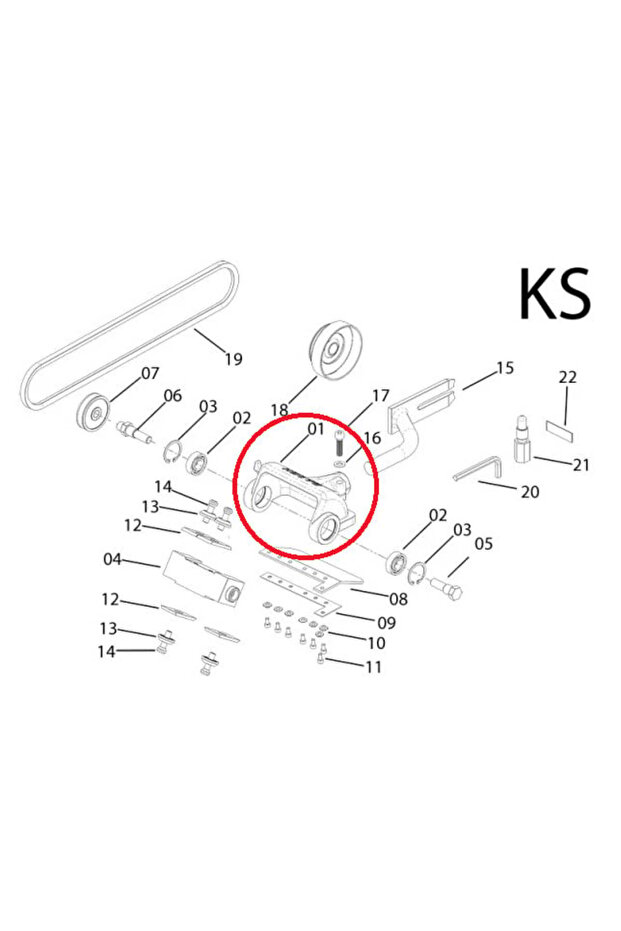 Adaptable housing for chainsaw log debarker - 3
