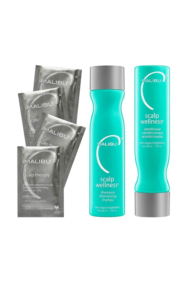 Scalp Wellness Sopping Shampoo & Conditioner Set for Dry Scalp with Vitamin C - Travel Size