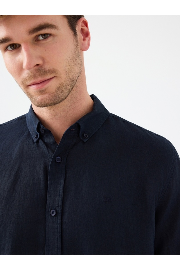 Regular Fit Erkek Gömlek U.kol - 4