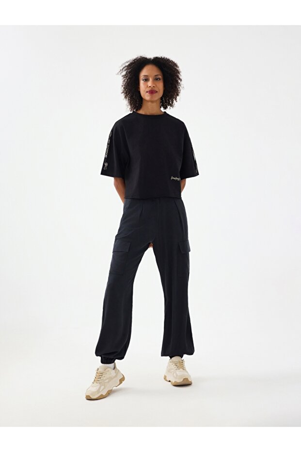 Crop Kadın Tshirt K.kol - 2