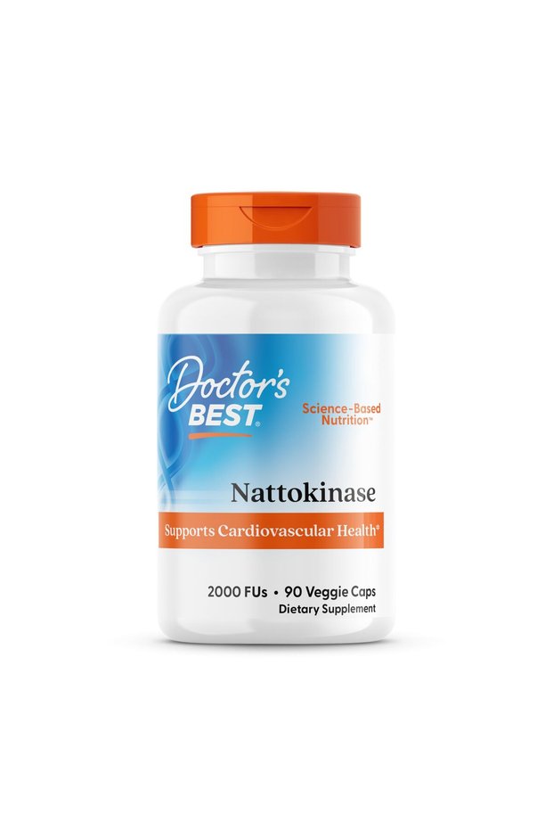 Doctors Best Nattokinase, 2000 Fus, Supports Health, Non-GMO, Vegan 90 Veggie Caps