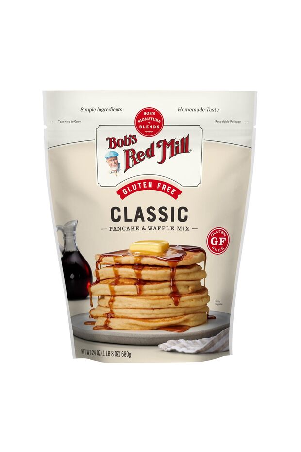 Gluten Free Pancake Mix, 24oz (Pack of 1) - Whole Grain, Non-GMO, Kosher