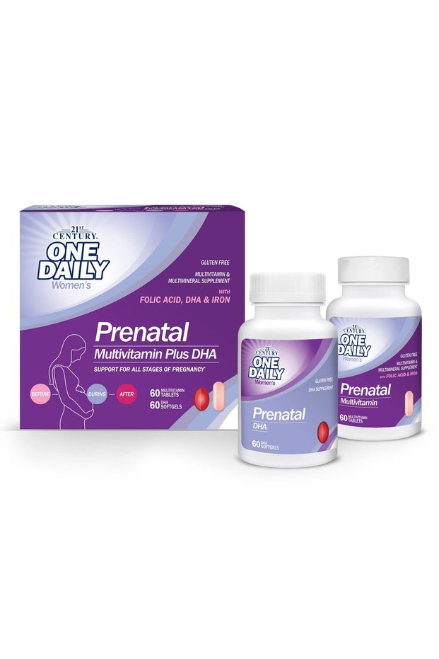 Prenatal with DHA, Tablets and Softgels, 120 Count