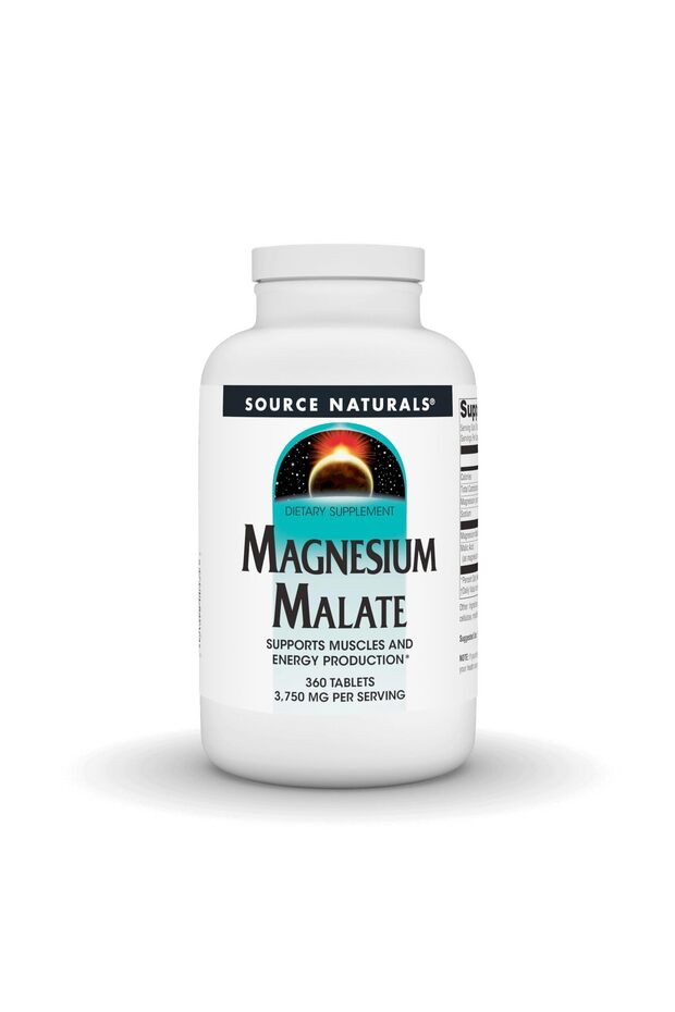 Magnesium Malate 3750 mg per Serving - for Energy Production* - 360 Tablets