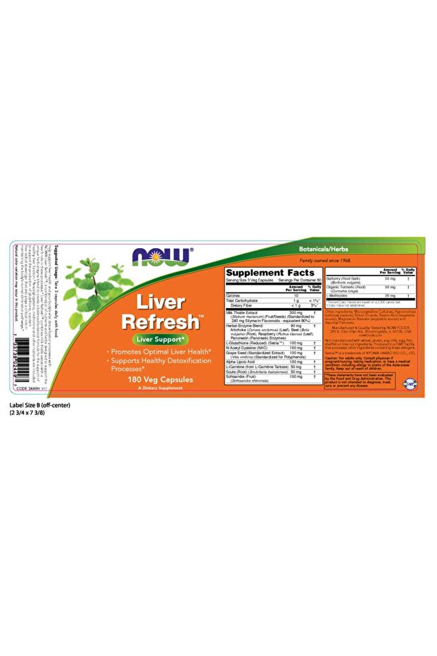 Liver Refresh Veg Capsules,180 Capsules (Pack of 2) - 2