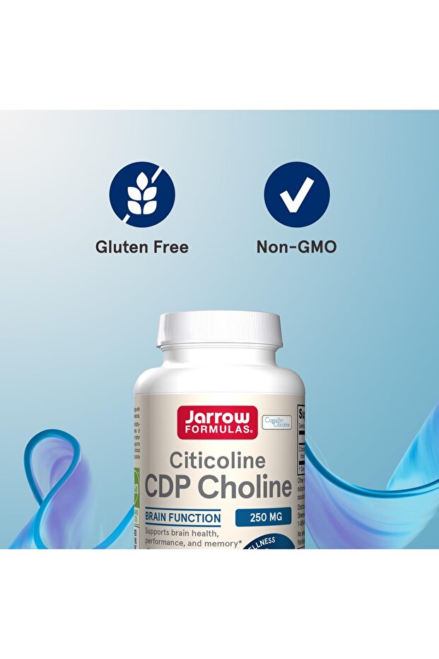 CDP Choline Capsules - 250mg, 60 Count for Memory & Brain Health - 5