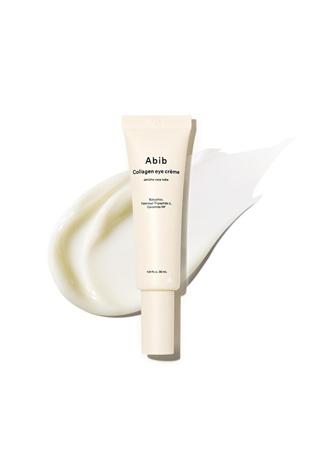 Collagen Eye Crème Jericho Rose Tube for Dark Circles and Puffiness, Under Eye Fine Lines