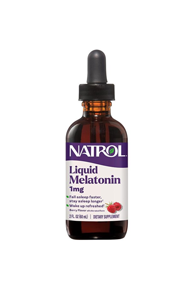 Liquid Melatonin 1 mg, Berry-Flavored, 2 FL OZ, 15 Servings