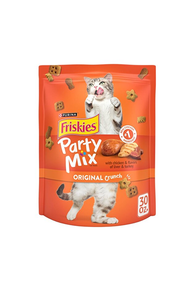 Purina Cat Treats, Party Mix Original Crunch - 30 oz. Pouch