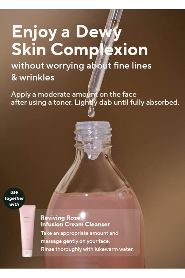 Reviving Rose Infusion Serum with Damask Rose for Dry Skin (3.38oz) - 6