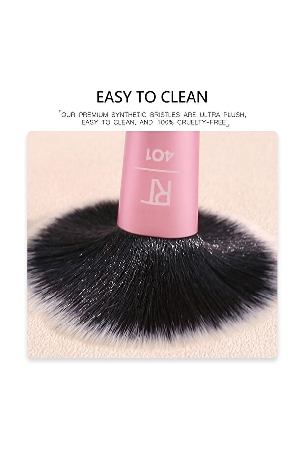 Sculpting Brush, For Contouring and Defining Facial Features, Defines Cheek Hallows, Pink, 1 Count - 3