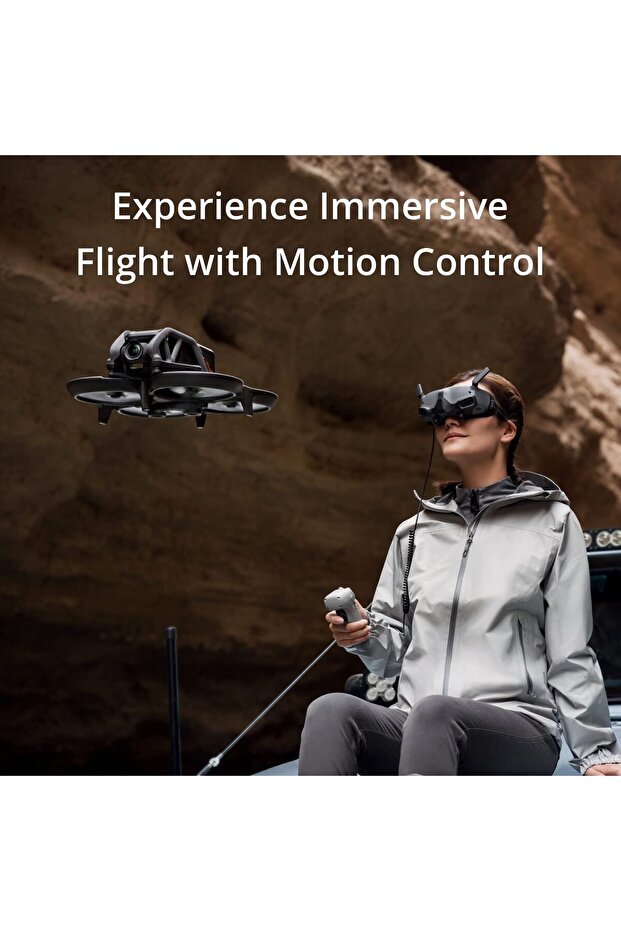 Avata Fly Smart Combo: 4K FPV Drone with Goggles V2 & Built-in Guard - 2