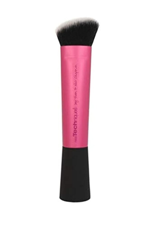 Sculpting Brush, For Contouring and Defining Facial Features, Defines Cheek Hallows, Pink, 1 Count - 1