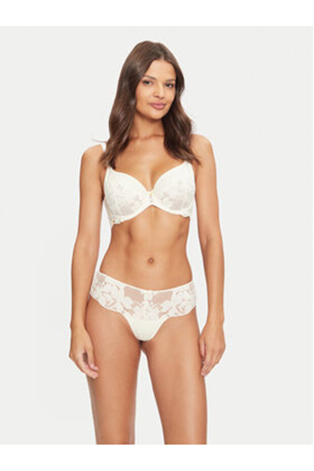 Γυναικείο στρινγκ μπεζ SELMARK-61106 010 IVORY - 3