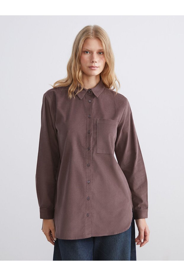 Özmarka New Season Velvet Women's Shirt Tunic