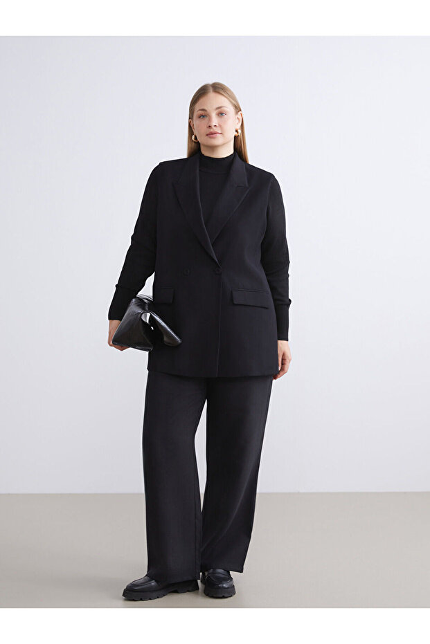 Double Breasted Collar Women's Classic Vest - 6