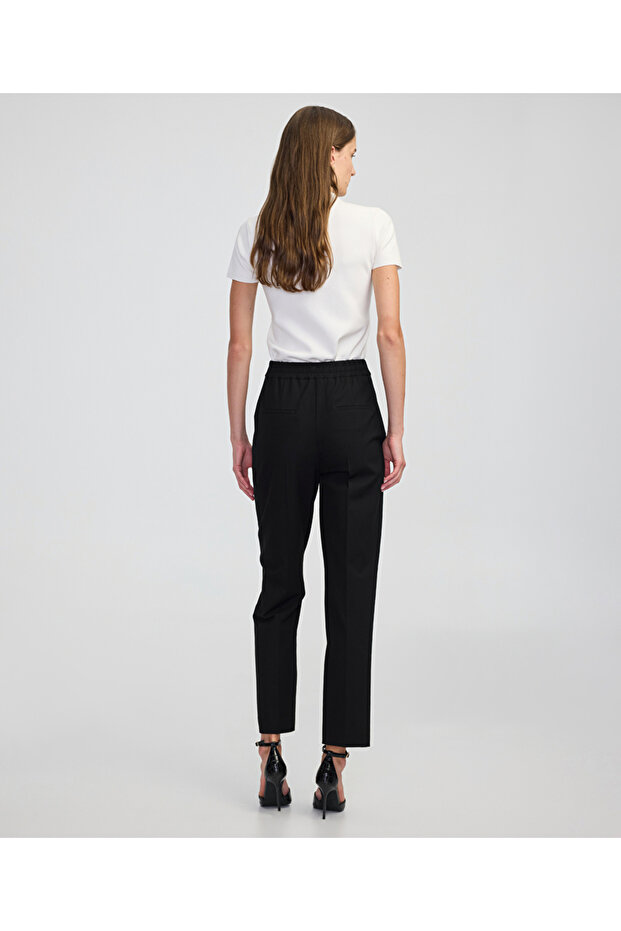 Kontrast biyeli pantolon - 5