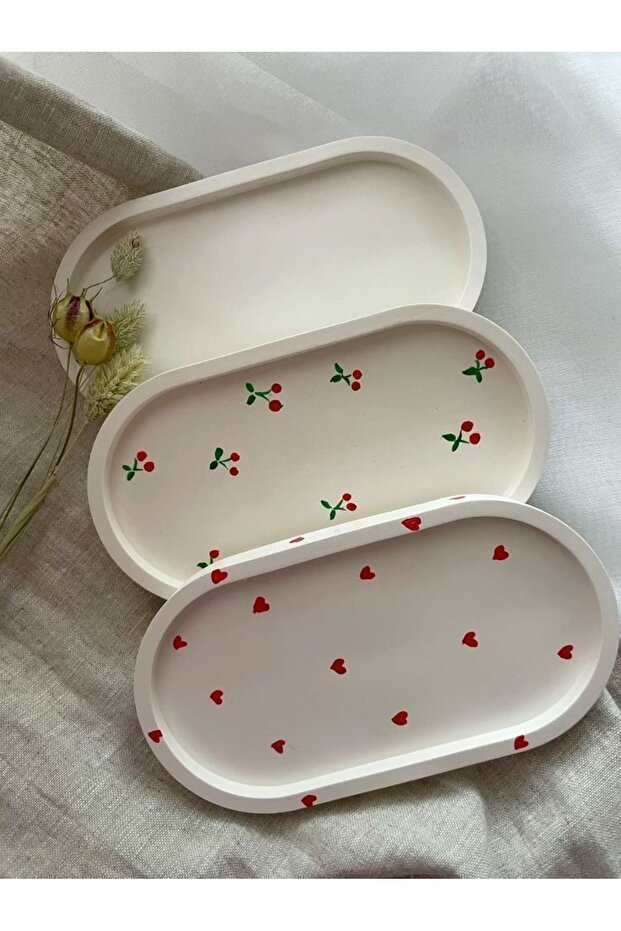 3'lü Oval Sunumluk