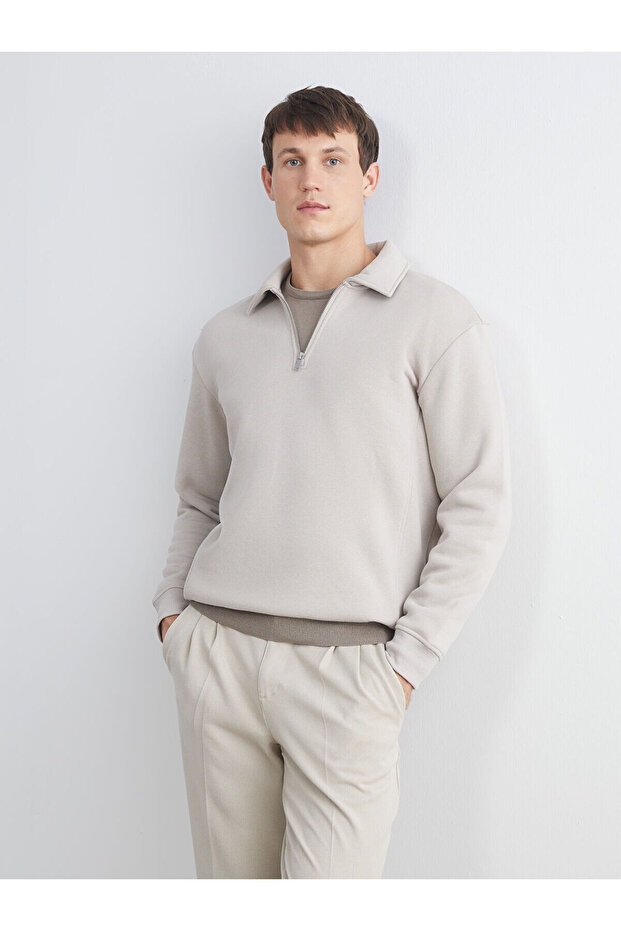 Vizyon New Season Polo Neck Men's Sweatshirt