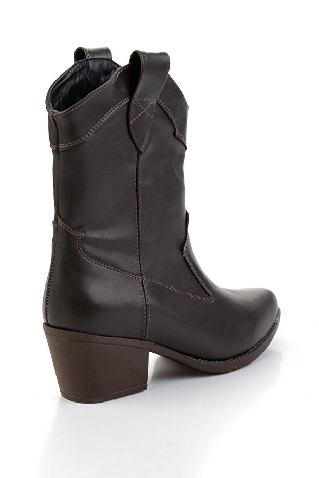 Kahve Kadın Bot & Bootie K02586999972 - 3