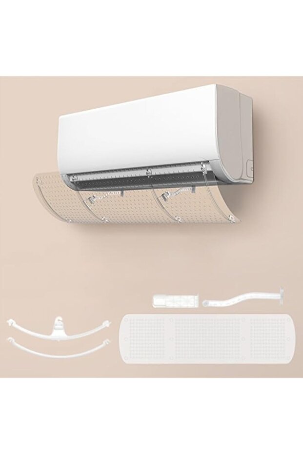 SKY-TOUCH Air Conditioner Deflector : Anti-direct Blowing Windshield Baffles Cover Without Punching