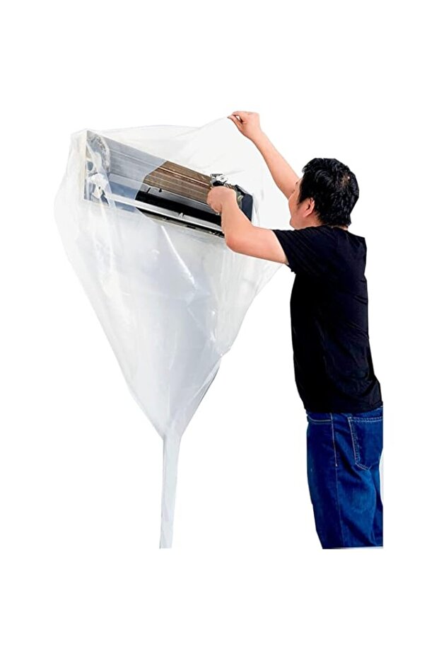 Minta Air Conditioner Waterproof Cleaning Cover, Dust Washing Clean Protector Bag, Wall-Mounted Air