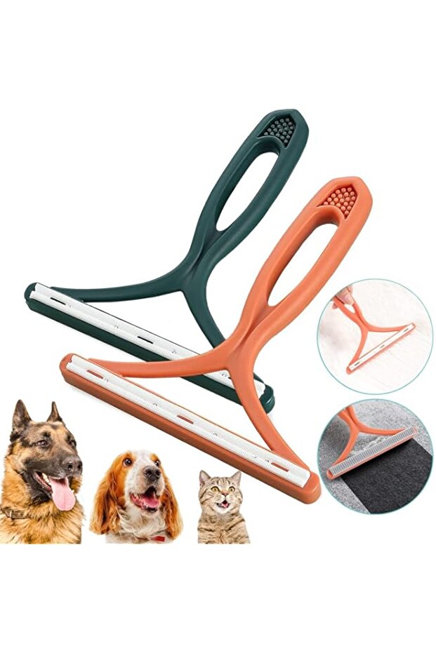 MAKINGTEC 2-Piece Manual Trimmer and Coat Scraper, Portable Lint Remover for Garments, Knits, and Ja - 1