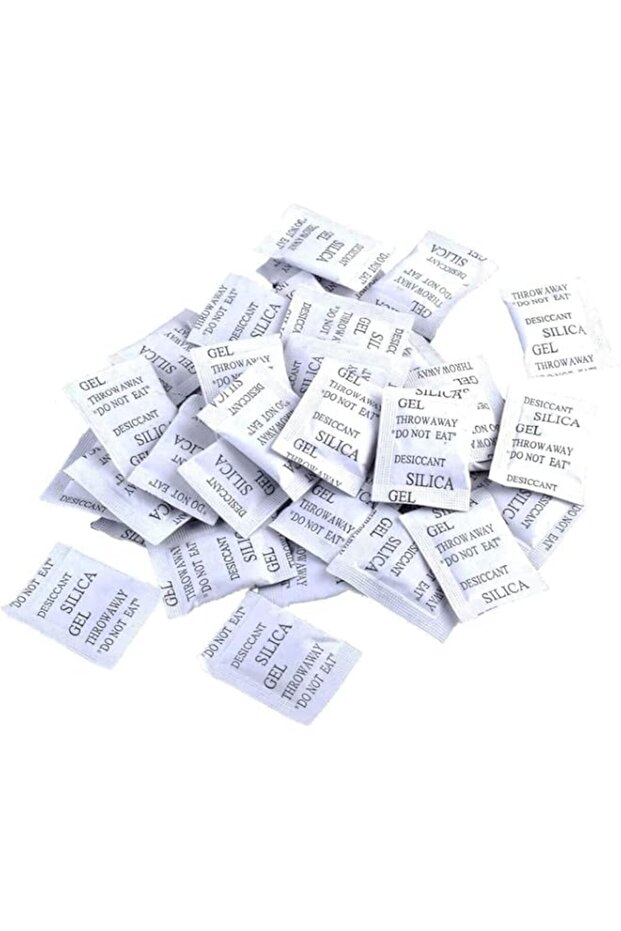 Coolchic Silica Gel Desiccant Bags, 100pcs Non-Toxic Moisture Absorber Desiccant Dehumidifier (5g/10
