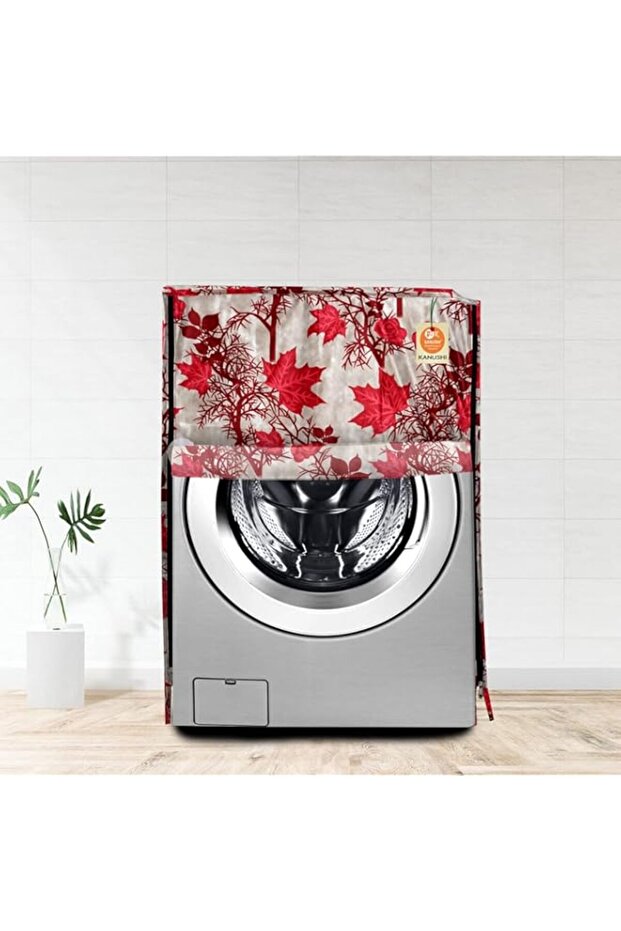 KANUSHI Industries® Washable & Dustproof Front Load Automatic Washing Machine Cover (Suitable for 6